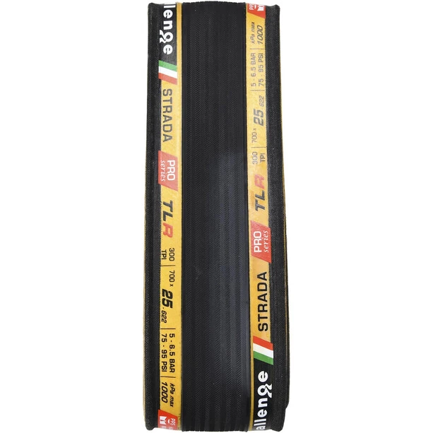 Challange Pneus Vélo De Route Open Strada Folding Tyre 700x25C TLR, Noir/beige 3 Challange Pneus Vélo De Route Open Strada Folding Tyre 700x25C TLR, Noir/beige