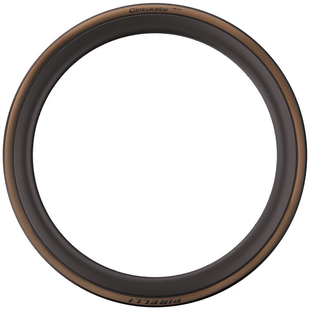 Pirelli Pneus Vélo De Route Cinturato Velo Pneu Souple 700x26C TLR, Noir/marron 3 Pirelli Pneus Vélo De Route Cinturato Velo Pneu Souple 700x26C TLR, Noir/marron