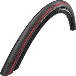 Schwalbeschwalbe-one Pneus Vélo De Route One Performance Pneu Pliable 700x25C R-Guard Addix, Noir/rouge